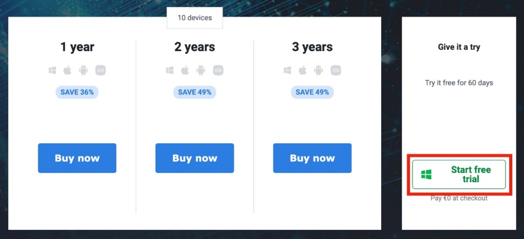 AVG VPN Trial Offer